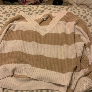 American eagle striped sweatshirt